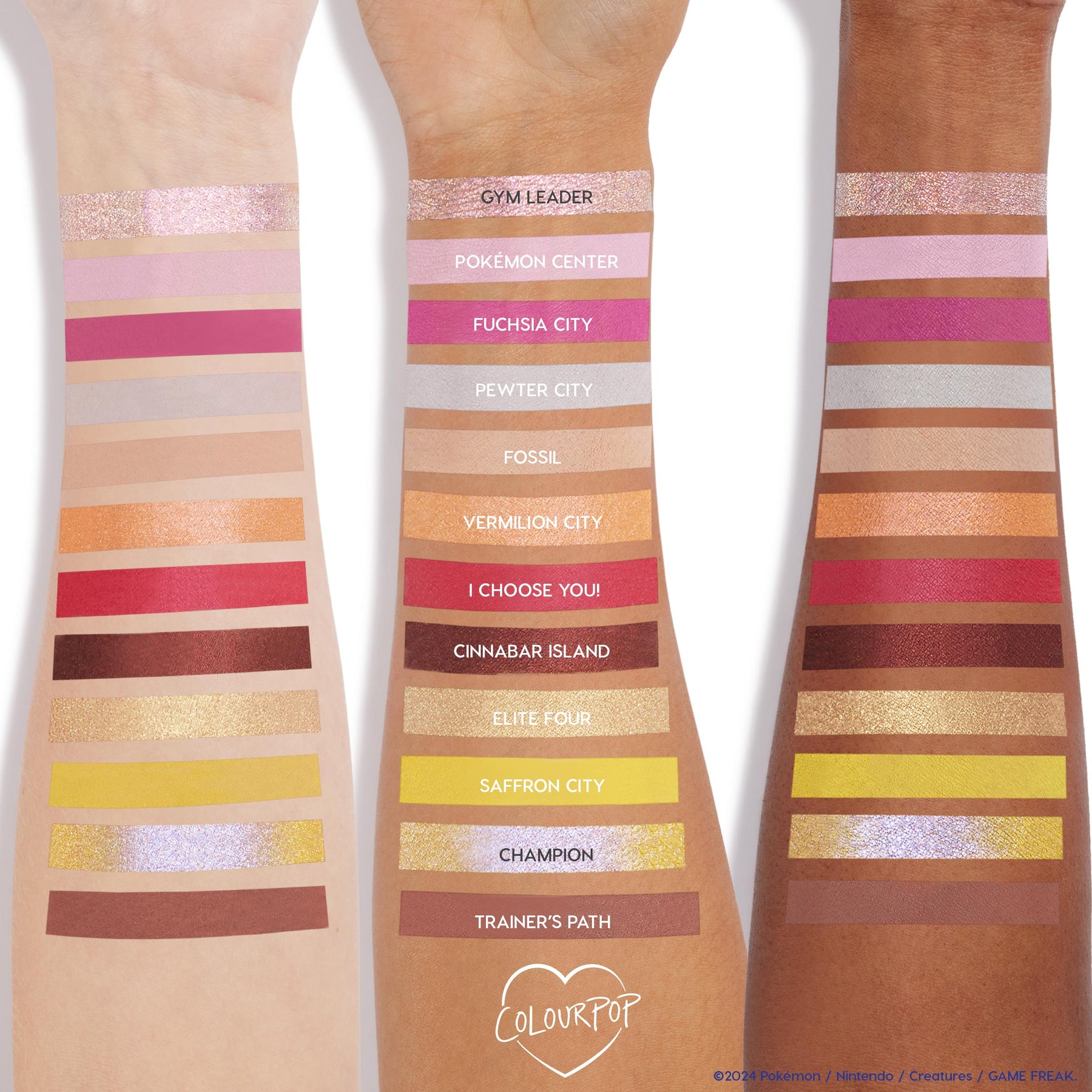 Pokémon x ColourPop Collection - Easy Set