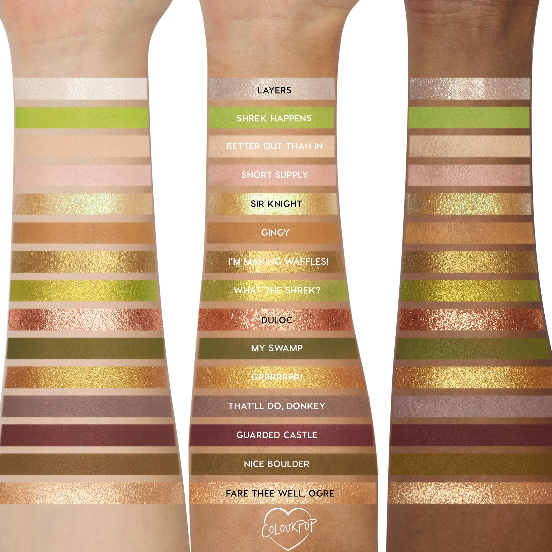ColourPop X DreamWorks Shrek - Simple Edit